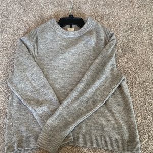 Gray sweater